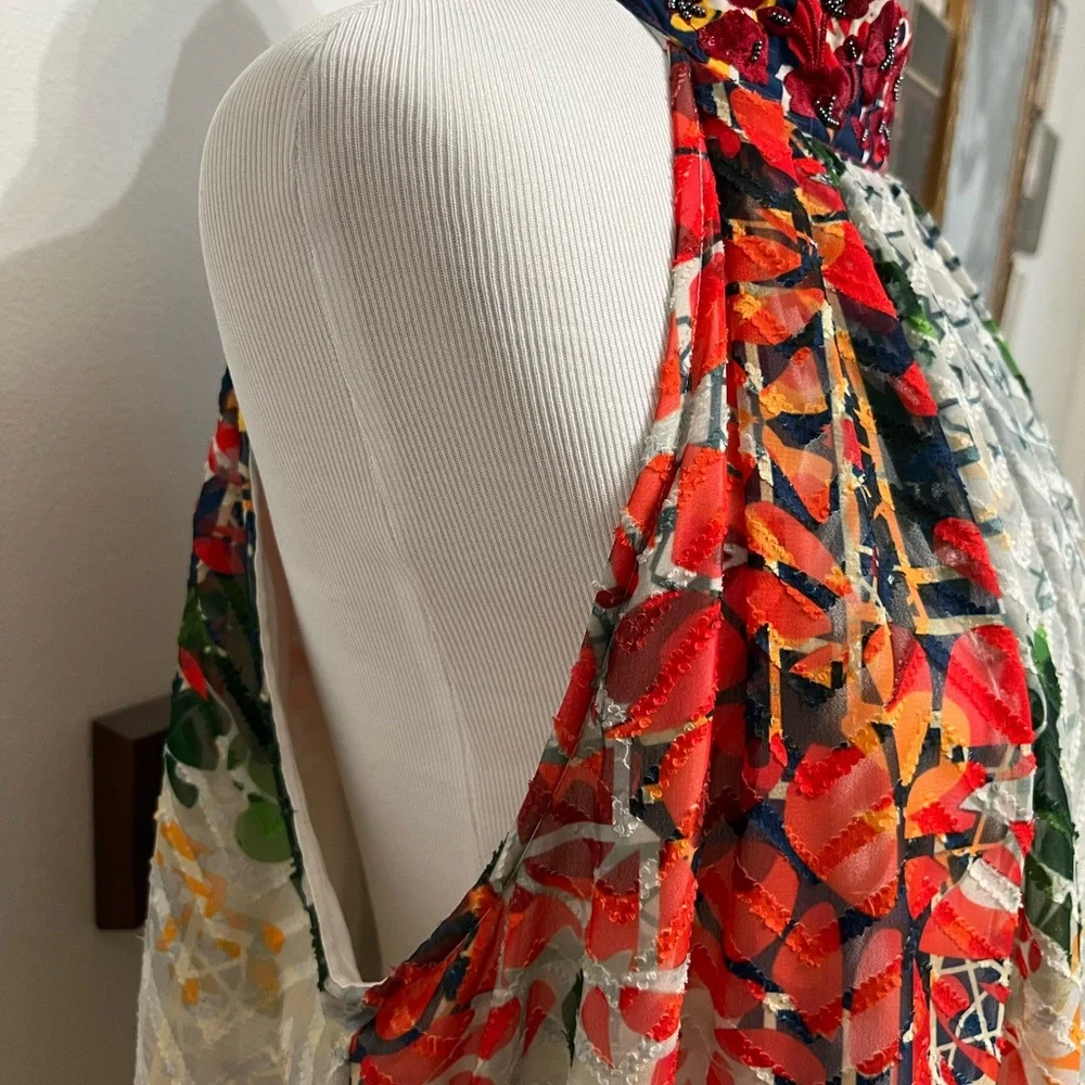 Bhanuni By JYOTI The Marilla Maxi Dress Boho Antropologie Embroidery Size XL - Picture 7 of 14